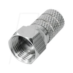 MAXTRACK MATR FFL2AL - Twist-on F-plug, para cable de antena de Ø 5,2 mm