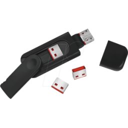 LOGILINK AU0054 - Bloqueo de puerto USB a (1 llave y 4 cerraduras)