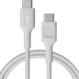 GREEN CELL GC KAB100PF120SW - Cable de datos/carga USB C-plug > C-plug, 100 W, 1,2 m, blanco