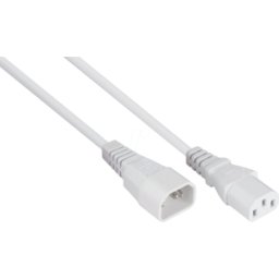 KABELMEISTER KM SK1430-W030 - Extensión del electrodoméstico frío Enchufe C14 al