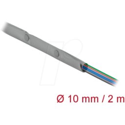 DELOCK 20725 - Funda protectora de cables con cierre de botón de 2 m x 1