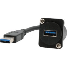 EXSYS EX-49164 - Módulo de tipo D, USB 3.2 Gen 1, conector hembra/macho ti