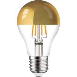 LEDMAXX LM A22F04G - Lámpara LED E27, 5 W, 470 lm, 2200 K, espejo
