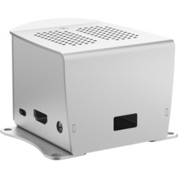 FISCHER ELEKTRONIK RPIC RSP2HMEL - Funda para Raspberry Pi 3A+, aluminio, plata, solapa