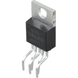 UTC UNISONIC TECHNOLOGIES TDA 2003 - CI de audio, 1 canal, Pentawatt-5