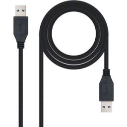 Nanocable Cable USB 3.0 USB-A M/M 1 M Negro