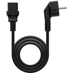 Nanocable Cable de Alimentación CEE7/M - C13/F 2M Negro