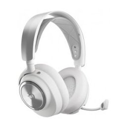Steelseries Arctis Nova Pro Wireless Plata, Blanco