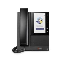 HP POLY Teléfono multimedia empresarial CCX 505 para Microsoft Teams y habilitado para alimentación a t