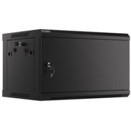 Lanberg WF01-6406-00B armario rack 6U Bastidor de pared Negro