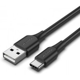 Vention Cable USB Tipo-C 3A CTHBC - USB Tipo-C Macho - USB Macho - 25cm - Negro