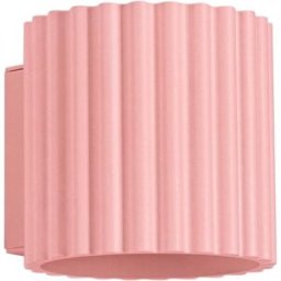 Aplique de pared Aura rosa G9