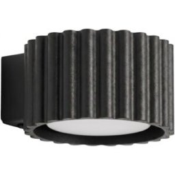Aplique de pared Aura negro Gx53