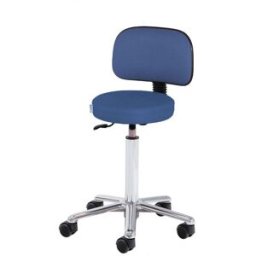 Taburete estándar Kinefis Élite: Altura de 55 -75 cm con respaldo (Varios colores disponibles)