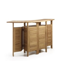 Barra de Bar Madera de Teca Plegable Serie Snick