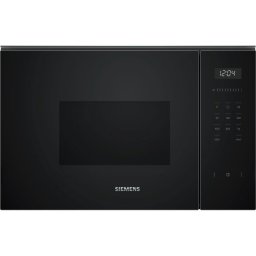 Microondas Siemens BF525LMB1 20L 800W Control Táctil 7 Programas Integrable Negro
