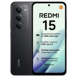Xiaomi REDMI 15 4G 8GB 256GB 6.9" Negro Medianoche