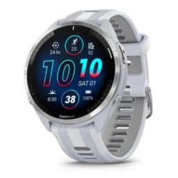 Garmin Forerunner 965 Bluetooth GPS 47mm AMOLED Blanco Talla Única Resistencia Agua 5ATM SpO2 Pulsómetro Monitor Sueño