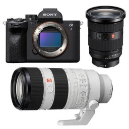 Cámara Mirrorless Sony Alpha 7 IV 33 MP Full Frame Kit FE 24-70mm F2.8 GM II + FE 70-200mm F2.8 GM II