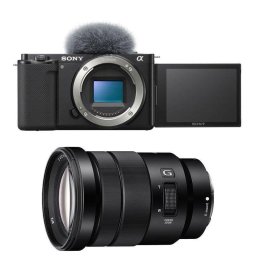 Cámara Mirrorless Sony Alpha ZV-E10 24,2 MP Zoom Óptico 6x Sensor APS-C WiFi 4K Grabación Vlog