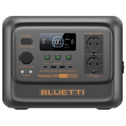 Estación de energía BLUETTI Premium 100 V2 1024Wh 11 puertos AC DC USB Batería LiFePO4 Pantalla LCD Carga solar UPS WiFi Bluetooth