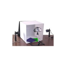 Kit de Iluminación Fotografía Ahel Kit Light Nomade 40cm portátil con cubo y focos halógenos