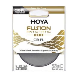 Filtro de lente Hoya Fusion Antistatic Next CIR-PL 82 mm antirreflejo hidrofóbico