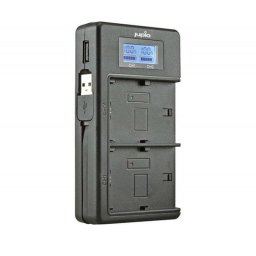 Cargador doble Jupio para Canon LP-E6N LCD PowerBank múltiples entradas