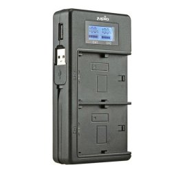 Cargador Jupio NP-W126S Duo LCD PowerBank para Fuji W-126(s) USB Tipo C