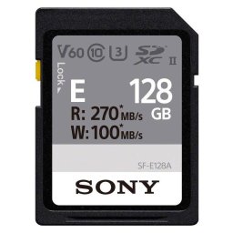Tarjeta SD Sony SF-E128A 128GB V60 UHS-II 270MB/s resistente