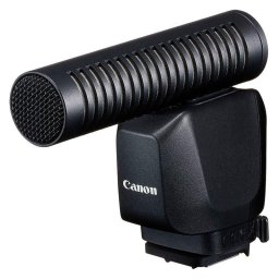 Micrófono Canon DM-E1D para cámara digital supercardioide con conexión digital y controles direccionales