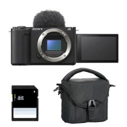 Cámara Mirrorless Sony ZV-E10 II 26MP 4K UHD WiFi Bluetooth + Funda + SD 8GB