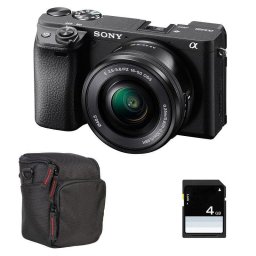 Cámara Mirrorless Sony Alpha A6400 24.2MP 16-50mm f/3.5-5.6 OSS 4K UHD WiFi