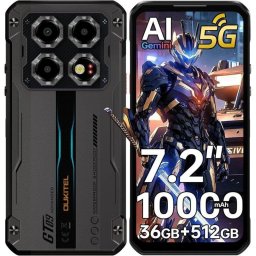 Oukitel WP60 5G 12GB 7.2" 512GB Negro resistente a golpes
