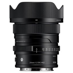 Objetivo Sigma 24mm F2 DG Contemporary Montura Sony E Parasol Negro