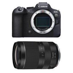 Cámara Mirrorless Canon EOS R6 Mark II 24.2MP 6K UHD RF 24-240mm Full-Frame WiFi BT