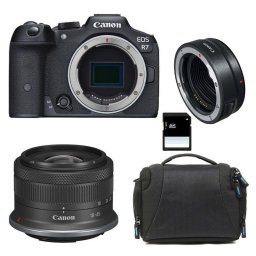 Cámara Mirrorless Canon EOS R7 32,5 MP 18-45mm 4K Bluetooth Wi-Fi estabilización