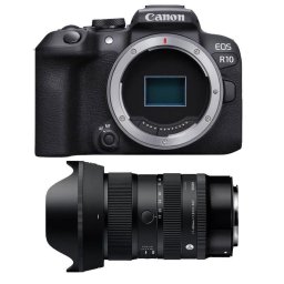 Cámara Mirrorless Canon EOS R10 24.2MP RF-S 17-40mm F1.8 DC Art WiFi