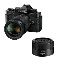 Cámara Mirrorless Nikon Zf 24.5MP Sensor Full-Frame 24-70mm f/4 + 28mm f/2.8