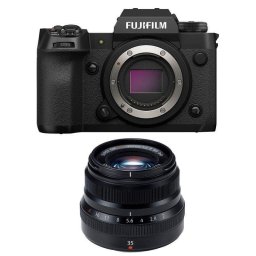 Cámara Mirrorless Fujifilm X-H2 40.2MP 8K 35mm F/2 WiFi Bluetooth