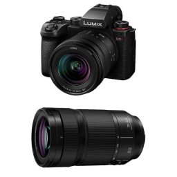 Cámara Mirrorless Panasonic Lumix S5 II 24.2MP Full-Frame 20-60mm + 70-300mm WiFi Bluetooth