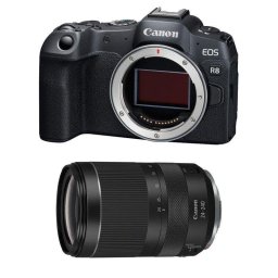 Cámara Mirrorless Canon EOS R8 24.2MP Sensor Full-Frame 24-240mm WiFi Bluetooth