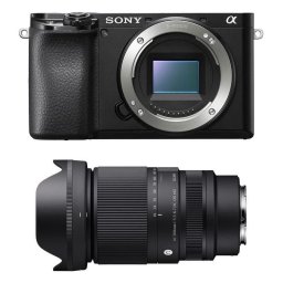 Cámara Mirrorless Sony Alpha 6100 24.2MP 4K 16-300mm WiFi Bluetooth