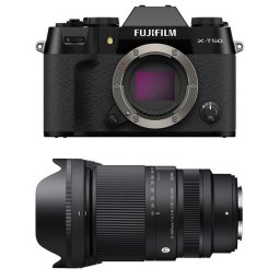 Cámara Mirrorless Fujifilm X-T50 40.2MP 6.2K/30P WiFi Bluetooth + Objetivo Sigma 17-40mm f/1.8