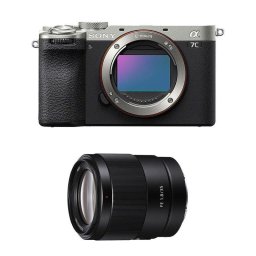 Cámara Mirrorless Sony Alpha 7C II 33MP Sensor Full-Frame WiFi Bluetooth + Objetivo FE 35mm F1.8