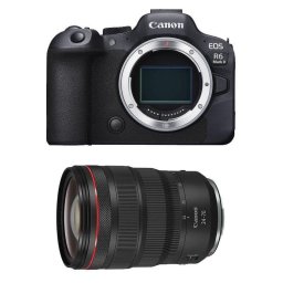 Cámara Mirrorless Canon EOS R6 Mark II 24.2MP RF 24-70mm F2.8 Sensor Full-Frame WiFi Bluetooth