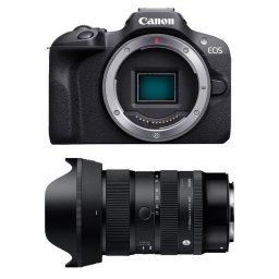 Cámara Mirrorless Canon EOS R100 24.1MP 17-40mm F1.8 WiFi Bluetooth