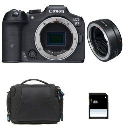 Cámara Mirrorless Canon EOS R7 Cuerpo 32.5MP 4K 60p WiFi Bluetooth