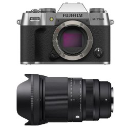 Cámara Mirrorless Fujifilm X-T50 40.2MP 6.2K/30P WiFi Bluetooth + Objetivo Sigma 17-40mm F1.8 DC Art