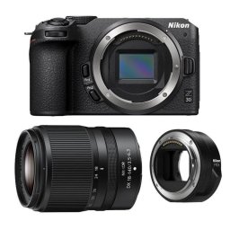Cámara Mirrorless Nikon Z30 20.9MP 4K 18-140mm WiFi Bluetooth + Anillo FTZ II